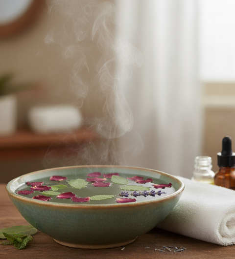 Gesichtsdampfbad: Natürliche Pflege mit Tiefenwirkung