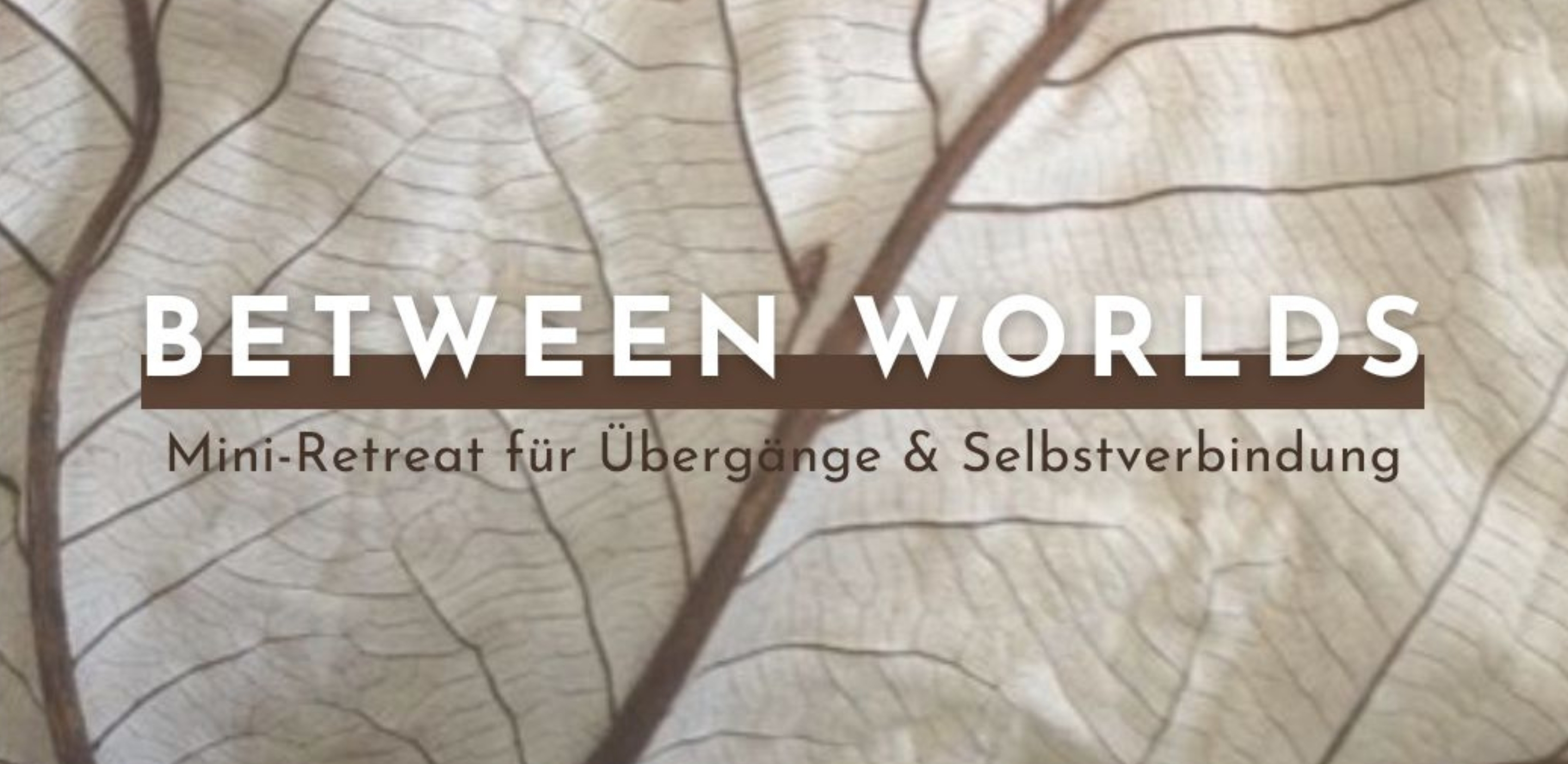 Between Worlds: Mini-Retreat für Übergänge & Selbstverbindung